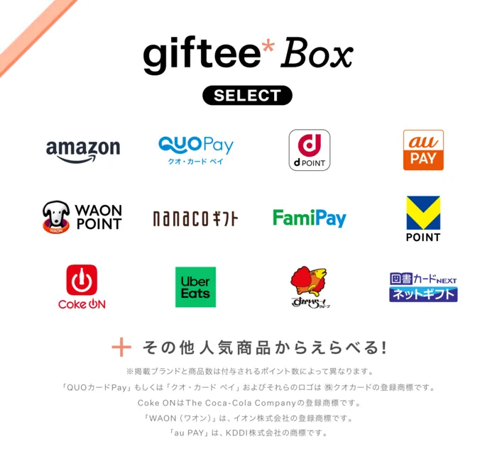 電子クーポンの交換サービスラインナップ一覧｜Amazon・au PAY・nanacoなど28種類