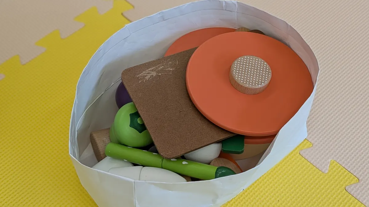 木製のおままごとおもちゃ|あそび広場の赤ちゃんエリアで人気の遊具