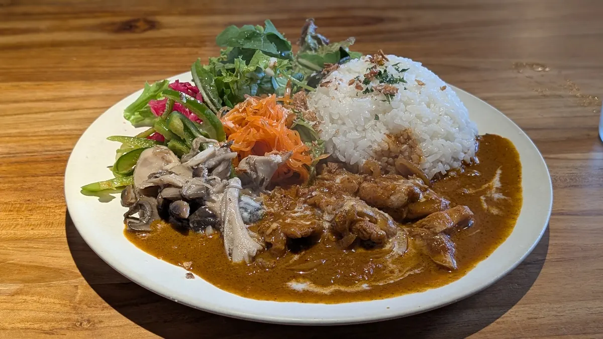 戸塚 スリランカカレーの実食写真｜ユナイテッドのスペシャルスリランカカレー